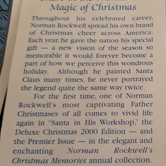 NORMAN ROCKWELL XMAS PLATE - Picture 7 of 10